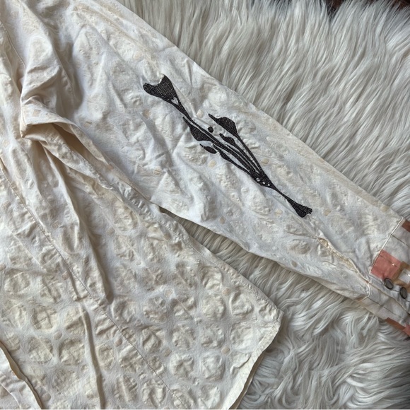 Mix It Western Textured Multi-Pattern Button Down Shirt - Picture 9 of 10